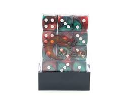 Old School 36ct 12mm D6 Dice Set: Vorpal - Red & Green - Old ...