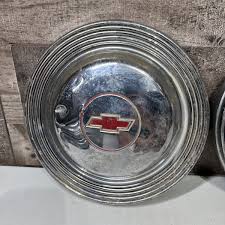 1966 Chevrolet Dog Dish Hubcaps 10 1/2" Set of 4 Chevy 66 ...
