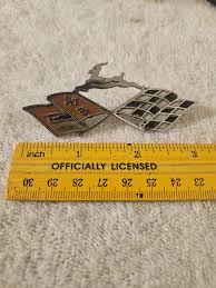 1960 CHEVROLET Impala Quarter Panel Flag EMBLEM Badge P45 - Etsy