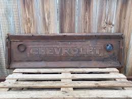 Old Antique Chevrolet Pickup Truck Tailgate Vintage Automotive Decor - Etsy