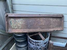 40's 50's Chevy Chevrolet Truck Tailgate Vintage Rusty Mancave ProjectBench47-53 | eBay