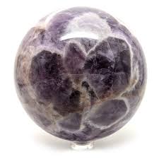 Chevron Amethyst Sphere - The Fossil Cartel