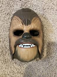 Star Wars Chewbacca Electric Talking Mask Mouth Opens Hasbro 2015 Works Great | eBay