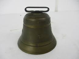 Large Brass Ornate Table Bell Brass Clapper Art Deco ...