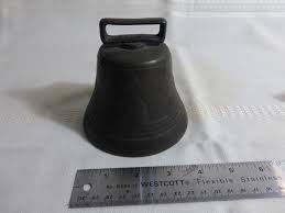 Lot#143: Cast Brass Bell Referred to as a 1878 Saignelegier ...