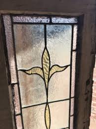 Sg 2359 Antique Textured Floral Center Stained Glass Window ...