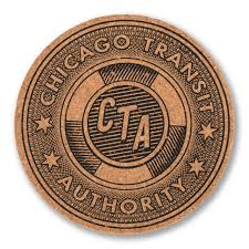 CTA Token Coaster