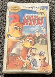 Brand New Sealed Dreamworks Movie Chicken Run VHS ...