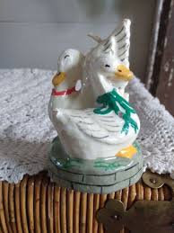 Vintage Swan Painted Candle | eBay