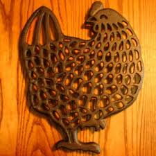 Cast Iron Chicken Silhouette - Etsy