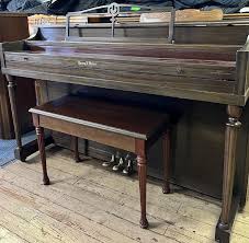 1955 Henry Miller spinet piano (#61203) - Kramer's Piano Shop