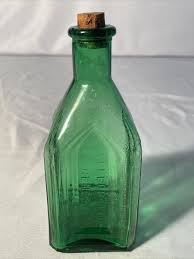 Vintage Chief WANOO Electric Tonic Green Glass Bottle ...