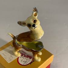Impulse Jeweled Chihuahua Dog Figurine Trinkets... | Depop