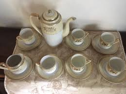 Demitasse Set Chikaramachi (japan) Gold Flowers & Decor ...