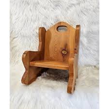 Handmade | Toys | Vintage Wooden Doll Rocking Chair | Poshmark