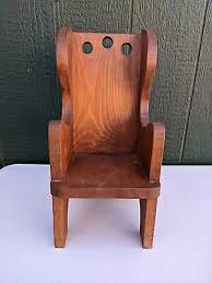 VTG Wooden Handmade Doll Arm Chair for Larger Dolls or Props - Classic & Simple | eBay