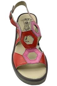 FLy London Women's TEWA573FLY Sandals Scarlet/Pink | eBay