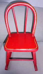 VINTAGE DOLL OR CHILD ROCKING CHAIR, APPLETON WISC. | eBay