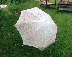 Cacharel Vintage Flower Umbrella - Etsy