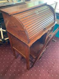 Antique Kids Child Roll top Desk Chair Vintage Wood Dolls Display Office Nice! | eBay