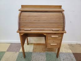 Vintage Child's Oak Roll Top Desk – Antiques To Present