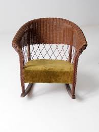 antique children's wicker rocking chair – 86 Vintage
