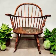 1930s Vintage Nichols and Stone Windsor Rocker/ Rocking Chair - Etsy