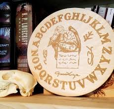 HP Lovecraft Wooden Ouija Board & Planchette 8"x8" Cthulhu + ...