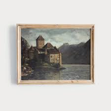 Print French Castle - Etsy