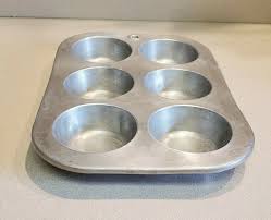 Vintage Comet Aluminum 6 Cupcake Muffin Pan Made In U.S.A. ...