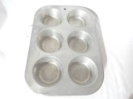 Vintage Comet Aluminum 6 Cavity Muffin Baking Pan Kitchen ...