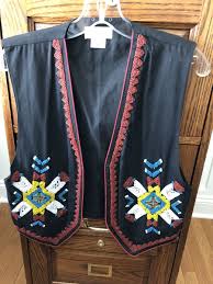 Other Destination Womens Black Beaded Cotton Vest. small. euc | eBay