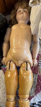 Antique 26” Prettiest Ever COD 1912 Bisque Doll In Antique Costume, Marked Body | eBay