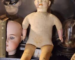 Antique 2 Faced Doll, Composition, 1900's, Ideal - Etsy
