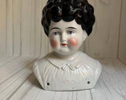 Antique 6" China Doll Head Pet Name Helen - Etsy