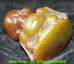 5" Rare Old Chinese Yellow Amber Carving Little monk buddha statue Sculpture | eBay