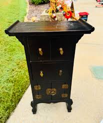 Antique chest cute accent precious pice furniture small size 32/20/12” dark cherry wood color | Elba-Enterprise-Opp Buy , sell & trade | Facebook