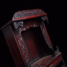 Old Rosewood Buddhist Altar Butsudan Shrine God Zen House ...