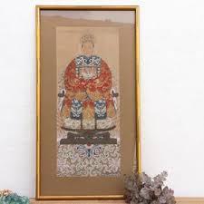 Framed Chinese Qing Dynasty Ancestor Portrait Painting of a Senior Official First Rank - Etsy