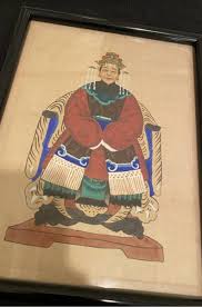 Pair Of Chinese Ancestor Portraits | eBay