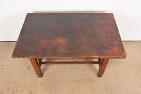 Antique Stickley Brothers Mission Oak Arts & Crafts Leather Top Writing Desk | eBay