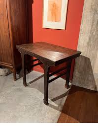 19th Century Chinese Elm Wood Wine Table For Sale at 1stDibs | chinese elm wood furniture