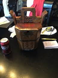 AUTHENTIC ANTIQUE CHINESE WOODEN RICE/WATER ...