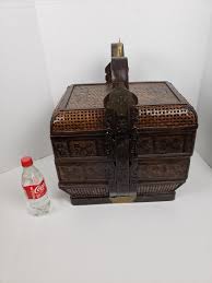 Three-tiered Chinese Octagonal Woven Wicker Wedding Basket ...