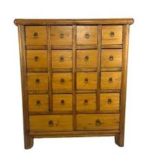 19th Century Antique Qing Dynasty wood medicine cabinet 18 drawers | eBay