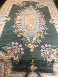 Antique Palace Size English 9'x15' Chenille Rug With French ...