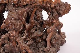 Lot - A Vintage Chinese Rootwood Center Table