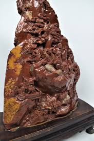 Monumental Chinese Buddhist Mountain Monastery Soapstone Carving, 20th Century For Sale at 1stDibs