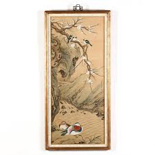 A Pair of Chinese Bird and Flower Paintings (Lot 20 - May ...