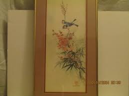 S. Chang Original Watercolor Paintings With Birds And ...